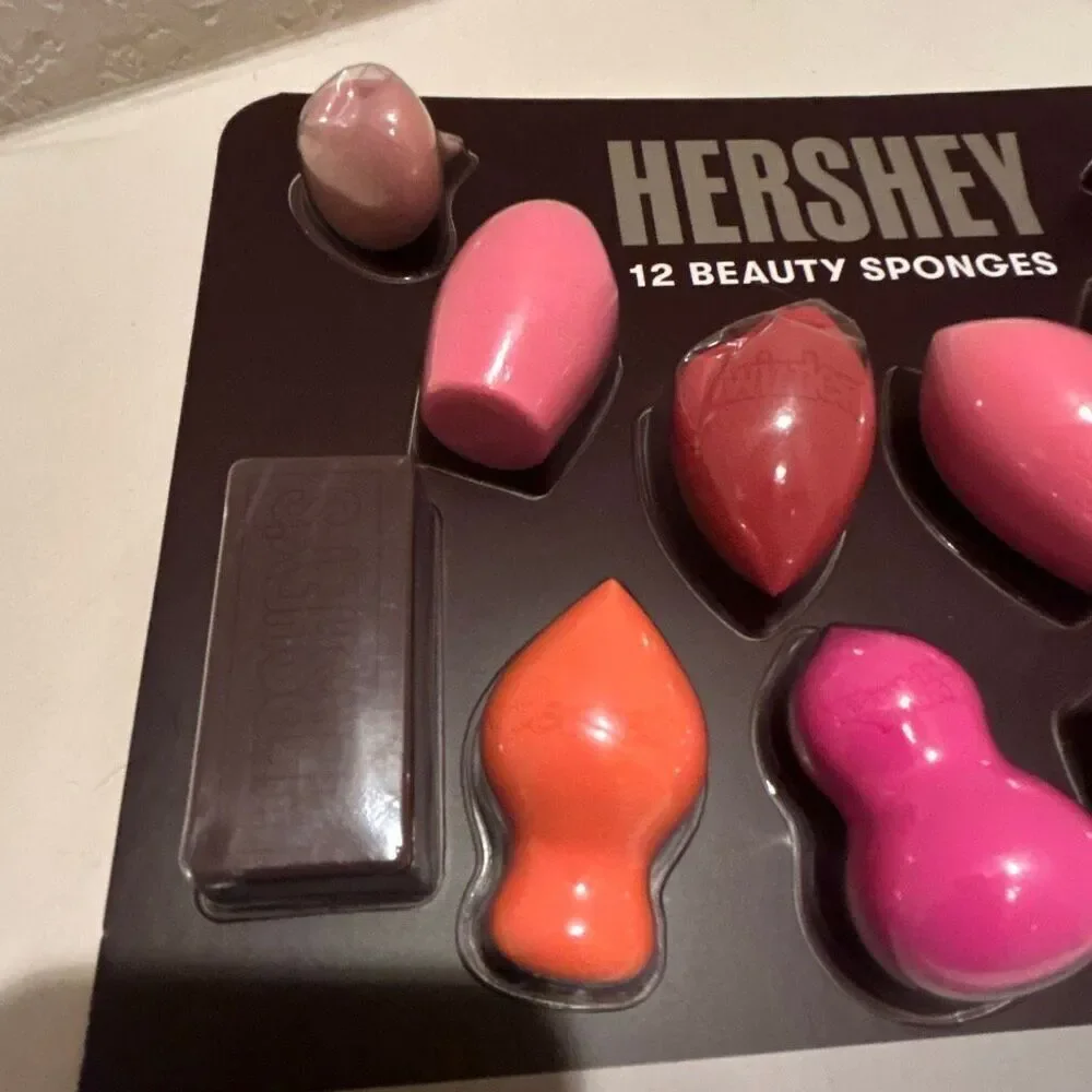 Hersheys Beauty Blending Makeup Sponges 12 PC Giftable Colorful Cosmetic NEW